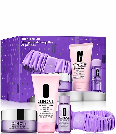 Clinique Take It All Off Makeup Remover Gift Set