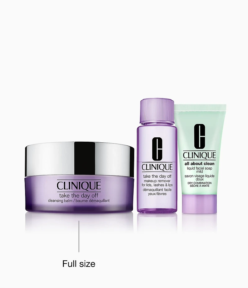Clinique The Cleansing Edit: Face Cleanser & Makeup Remover Holiday Gift Set