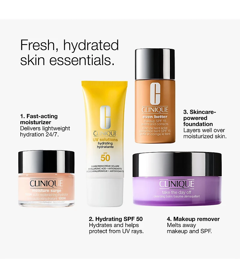 Clinique UV Solutions Hydrating Sunscreen SPF 50 with Hyaluronic Acid