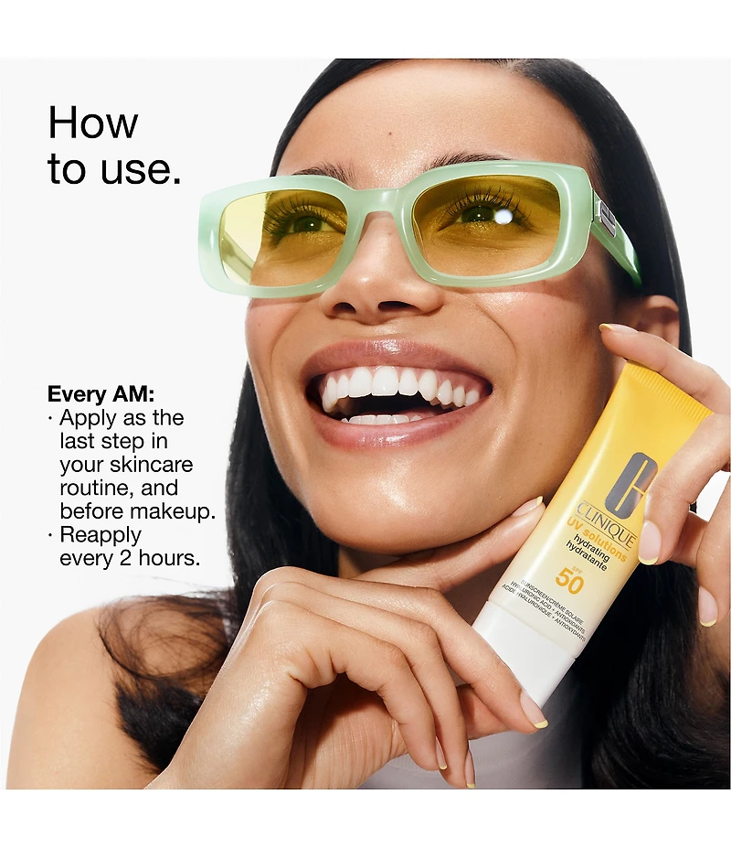Clinique UV Solutions Hydrating Sunscreen SPF 50 with Hyaluronic Acid