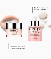 Clinique Your Glow Routine: Moisture Surge 100H Moisturizer & Serum Holiday Gift Set