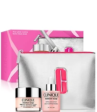 Clinique Your Glow Routine: Moisture Surge 100H Moisturizer & Serum Holiday Gift Set
