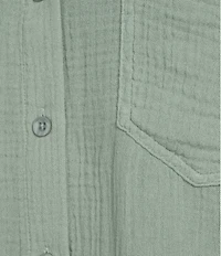 Cloth & Stone Collared Long Sleeve Button Front Shirt
