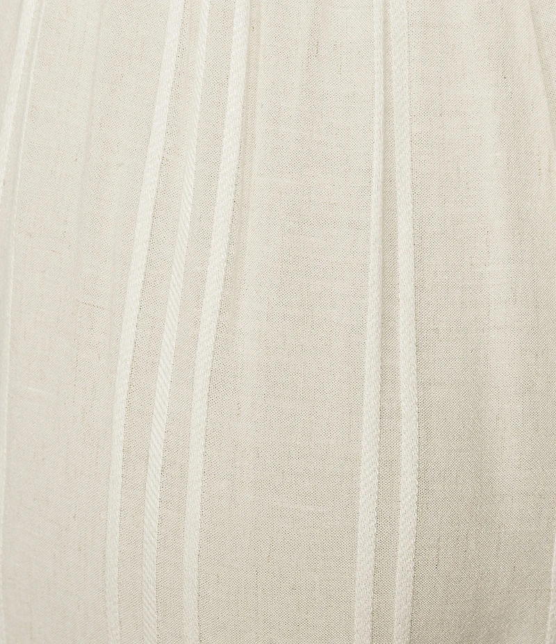 Cloth & Stone Knit Mid Rise Striped Tie Waist Wide Leg Coordinating Pants
