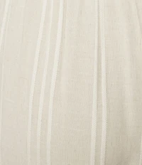 Cloth & Stone Knit Mid Rise Striped Tie Waist Wide Leg Coordinating Pants