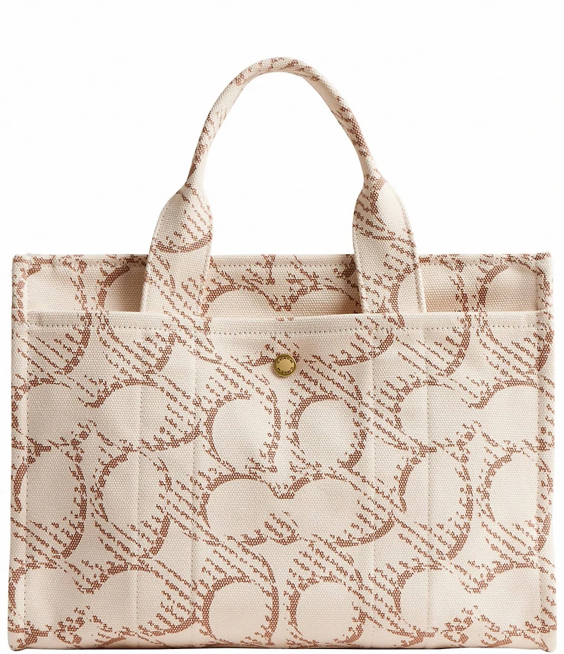 COACH Signature Canvas Cargo Tote Bag