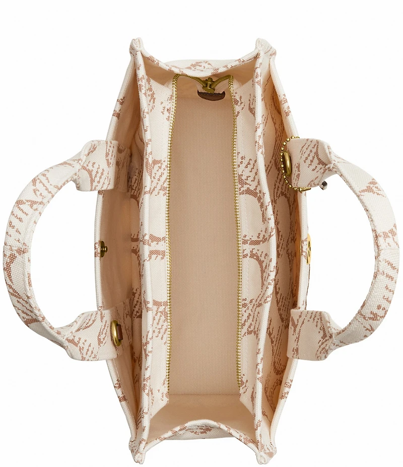 COACH Signature Canvas Cargo Tote Bag