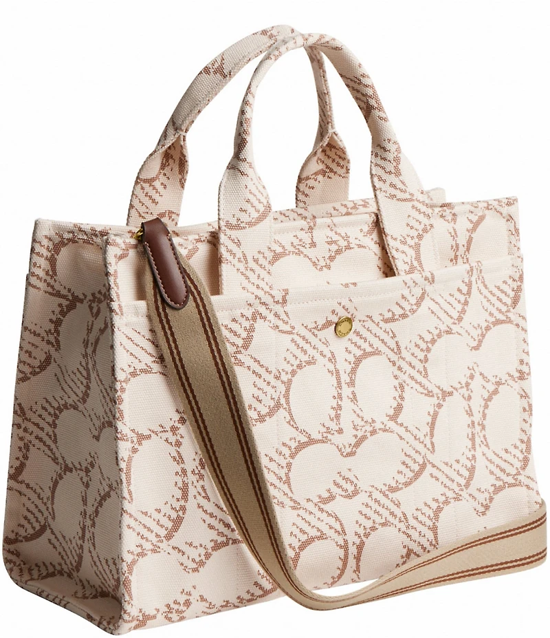 COACH Signature Canvas Cargo Tote Bag