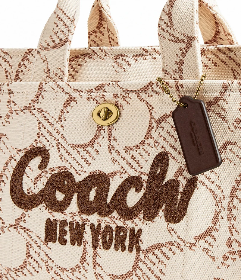 COACH Signature Canvas Cargo Tote Bag