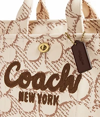 COACH Signature Canvas Cargo Tote Bag