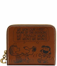 COACH x Peanuts Essential Billfold Wallet with Newspaper Print