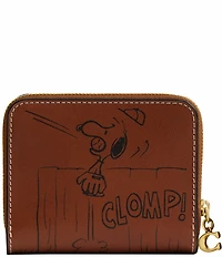 COACH x Peanuts Essential Billfold Wallet with Newspaper Print
