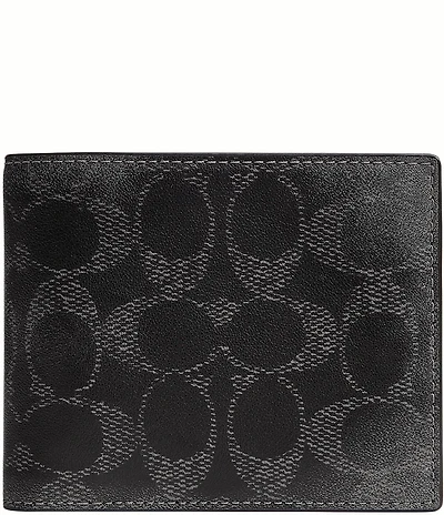 COACH 3-In-1 Signature Canvas Loved Leather Wallet
