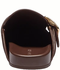 COACH Women's Archival Signature Logo Jacquard Buckle Hardware Clogs