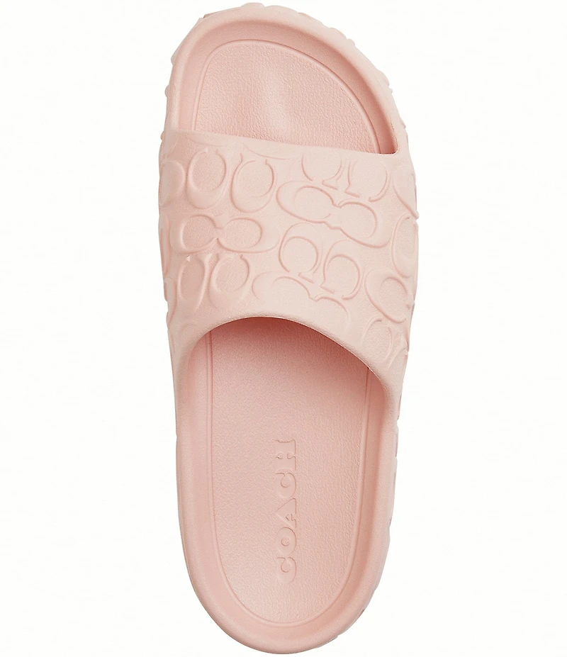 COACH Women's Bay Signature EVA Slides