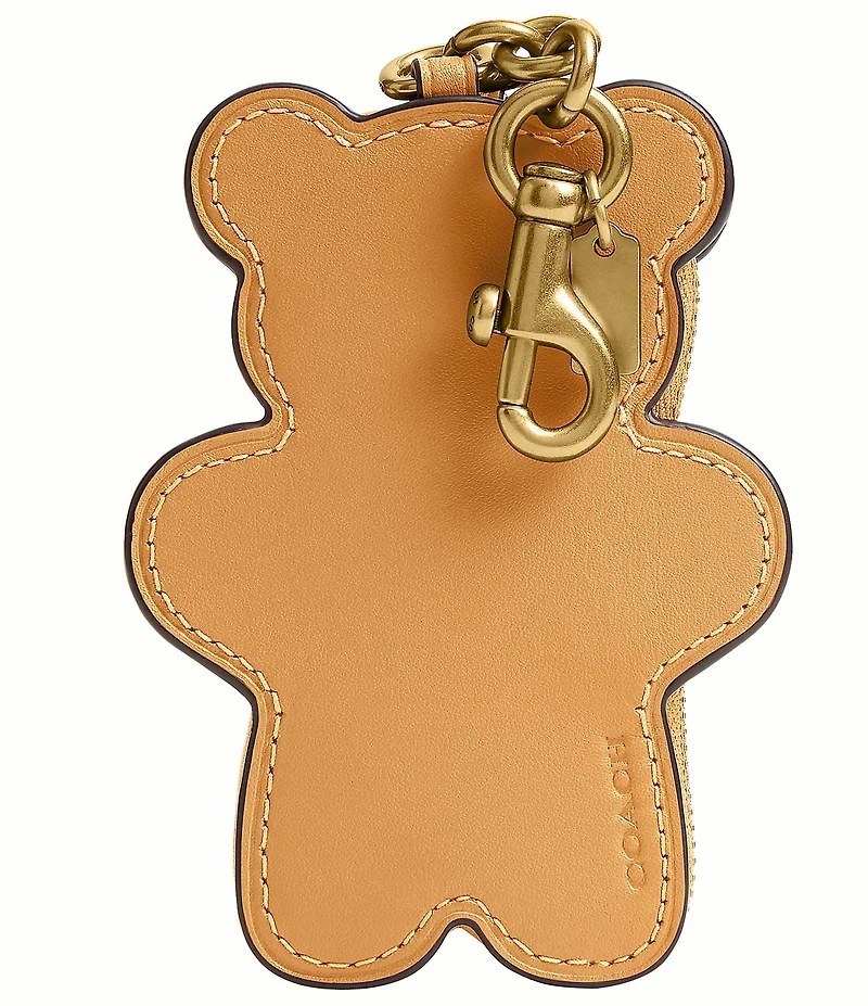 COACH Bear Coin Purse Keychain