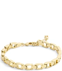 COACH Beveled Signature C Link Line Bracelet