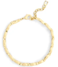 COACH Beveled Signature C Link Line Bracelet