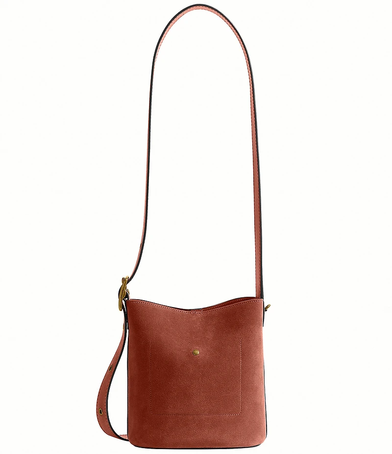 COACH Bleecker 21 Suede Bucket Bag