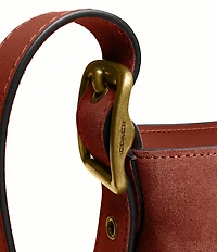 COACH Bleecker 21 Suede Bucket Bag