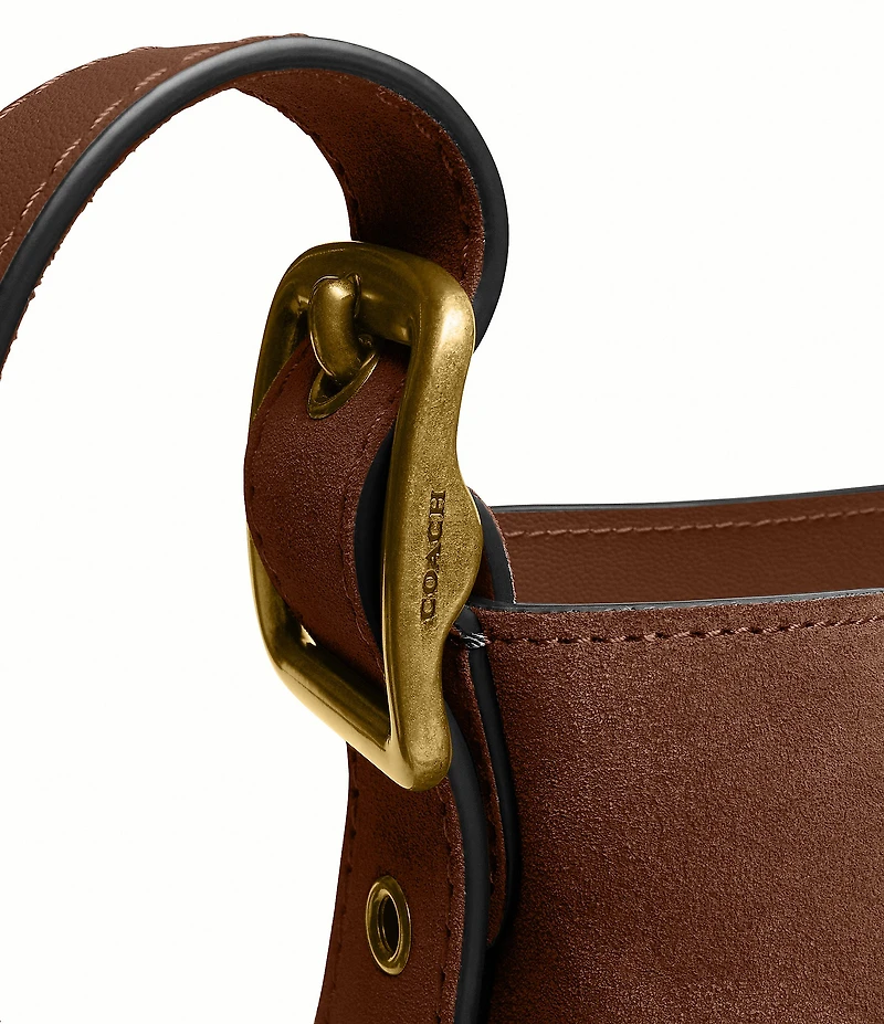 COACH Bleecker 21 Suede Bucket Bag