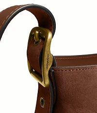 COACH Bleecker 21 Suede Bucket Bag