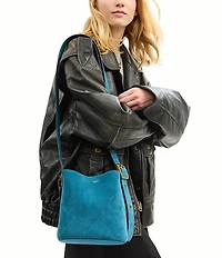 COACH Bleecker 21 Suede Bucket Bag