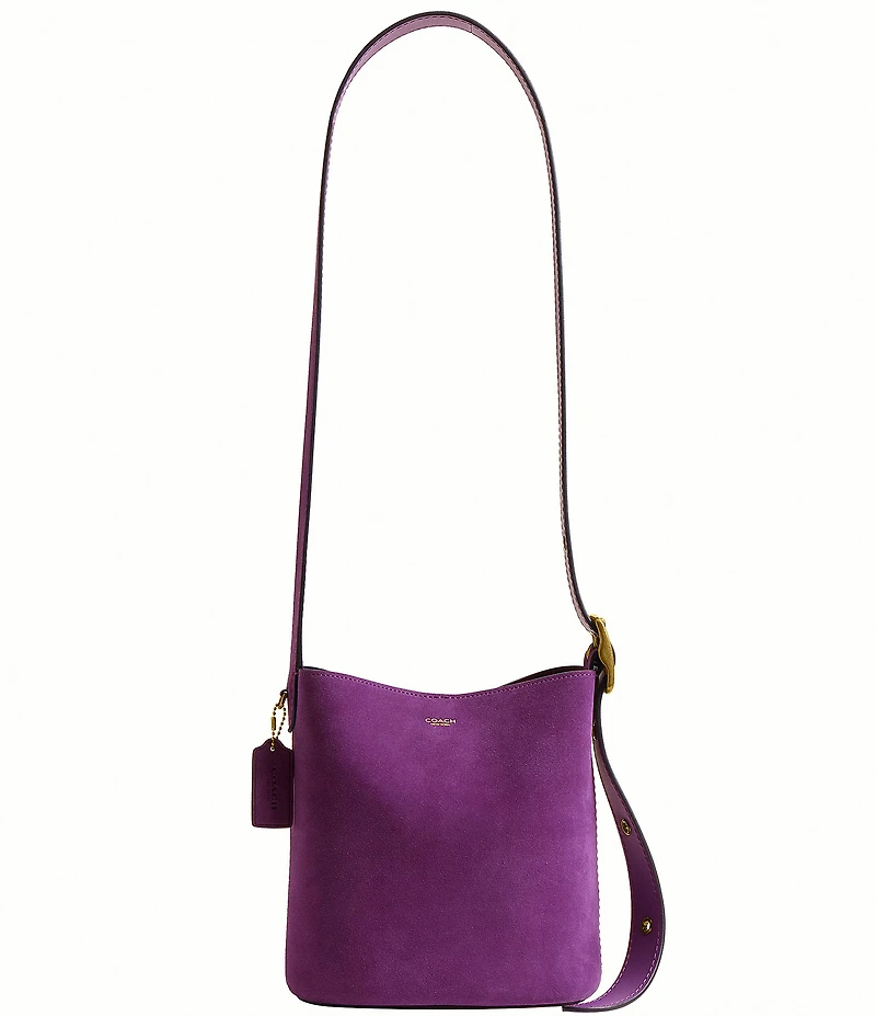 COACH Bleecker 21 Suede Bucket Bag