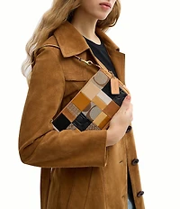COACH Bleecker Patchwork Plaza Shoulder Bag 25