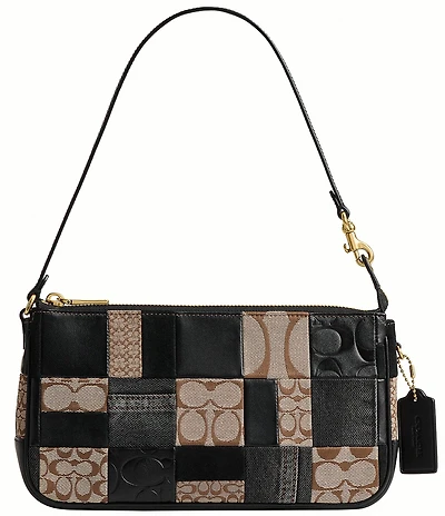 COACH Bleecker Patchwork Plaza Shoulder Bag 25
