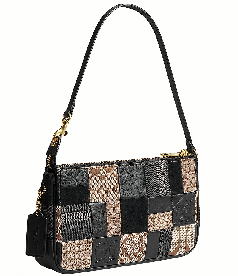 COACH Bleecker Patchwork Plaza Shoulder Bag 25