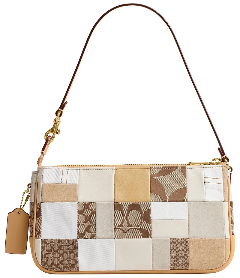 COACH Bleecker Patchwork Plaza Shoulder Bag 25