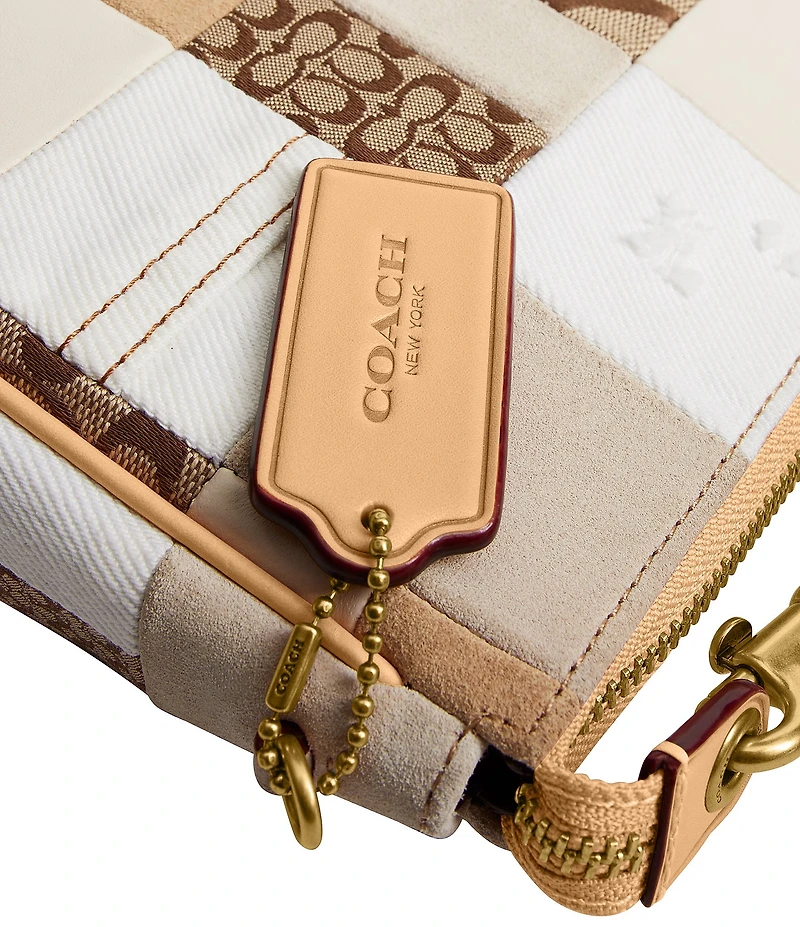 COACH Bleecker Patchwork Plaza Shoulder Bag 25