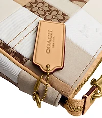 COACH Bleecker Patchwork Plaza Shoulder Bag 25