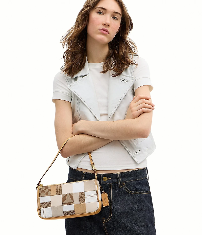 COACH Patchwork Plaza 25 Shoulder Bag