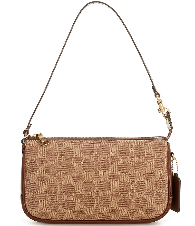COACH Bleecker Signature Coated Canvas Convertible Shoulder Bag