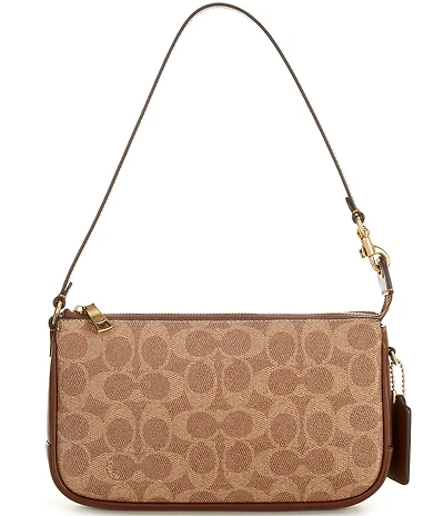 COACH Bleecker Signature Coated Canvas Convertible Shoulder Bag
