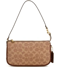 COACH Bleecker Signature Coated Canvas Convertible Shoulder Bag