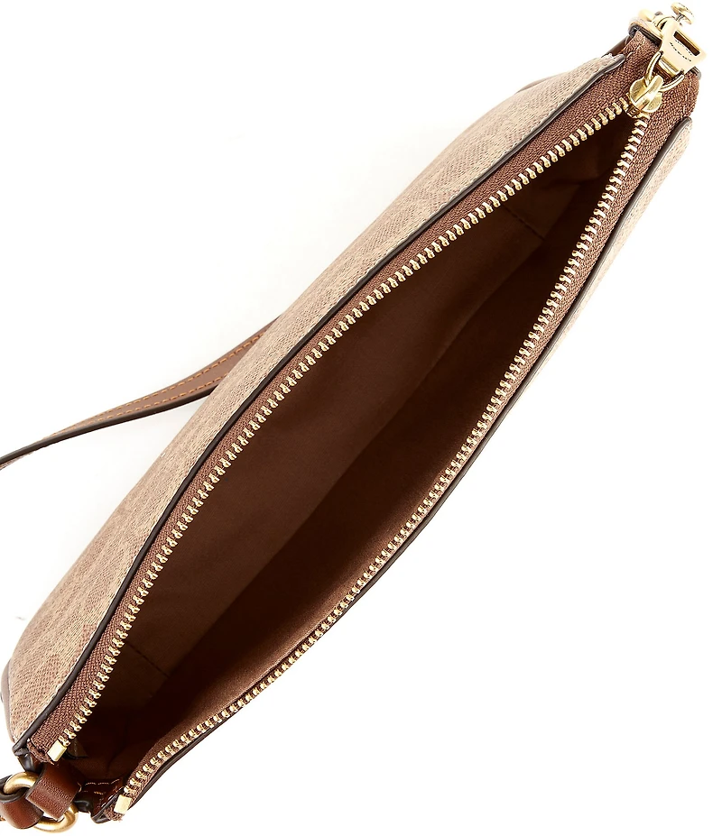 COACH Bleecker Signature Coated Canvas Convertible Shoulder Bag