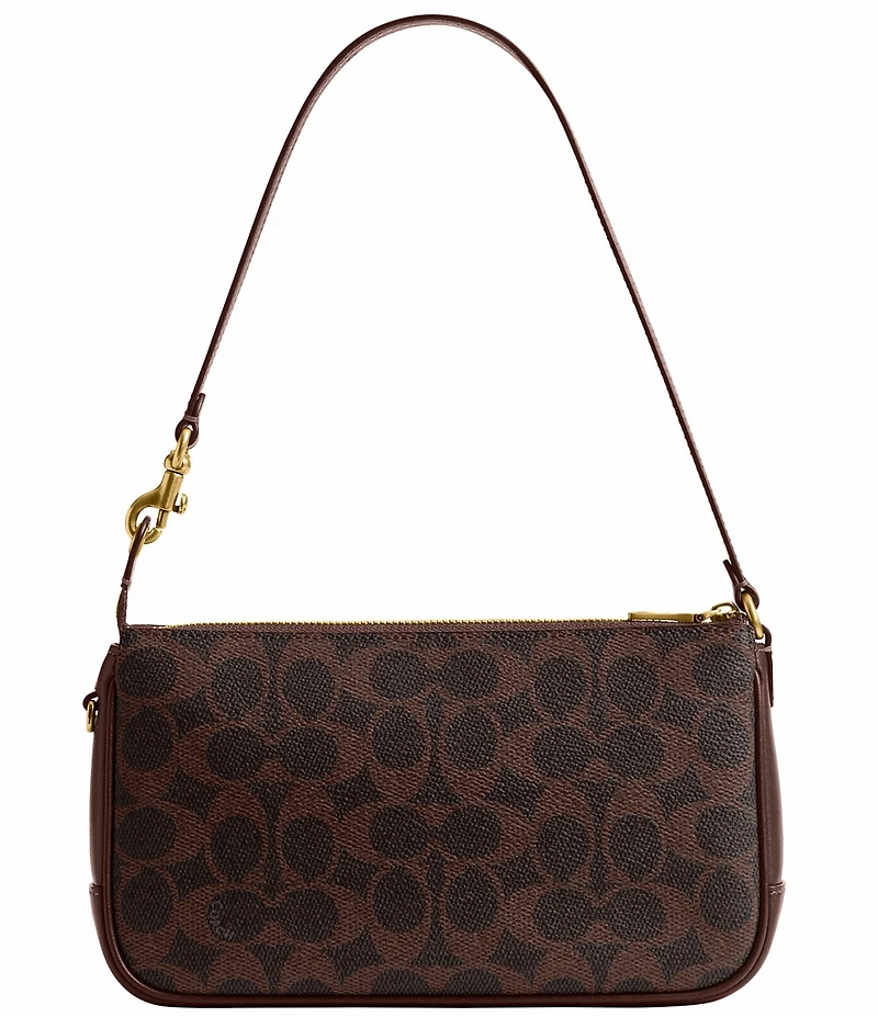 COACH Bleecker Signature Coated Canvas Convertible Shoulder Bag