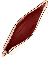 COACH Bleecker Signature Coated Convertible Wristlet Shoulder Handle Bag