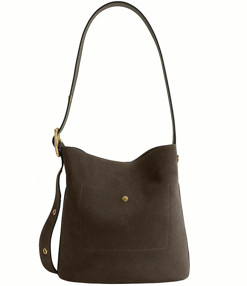 COACH Bleecker Suede Bucket Bag