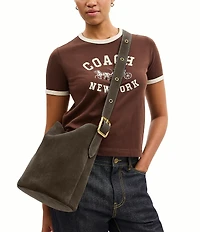 COACH Bleecker Suede Bucket Bag