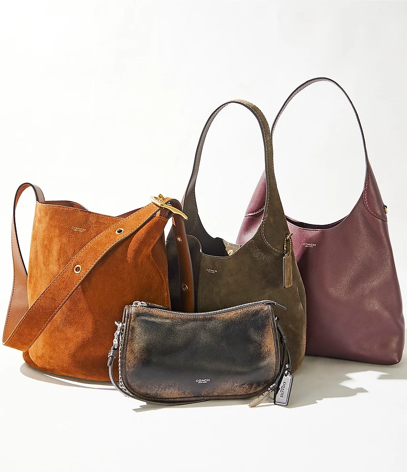 COACH Bleecker Suede Bucket Bag