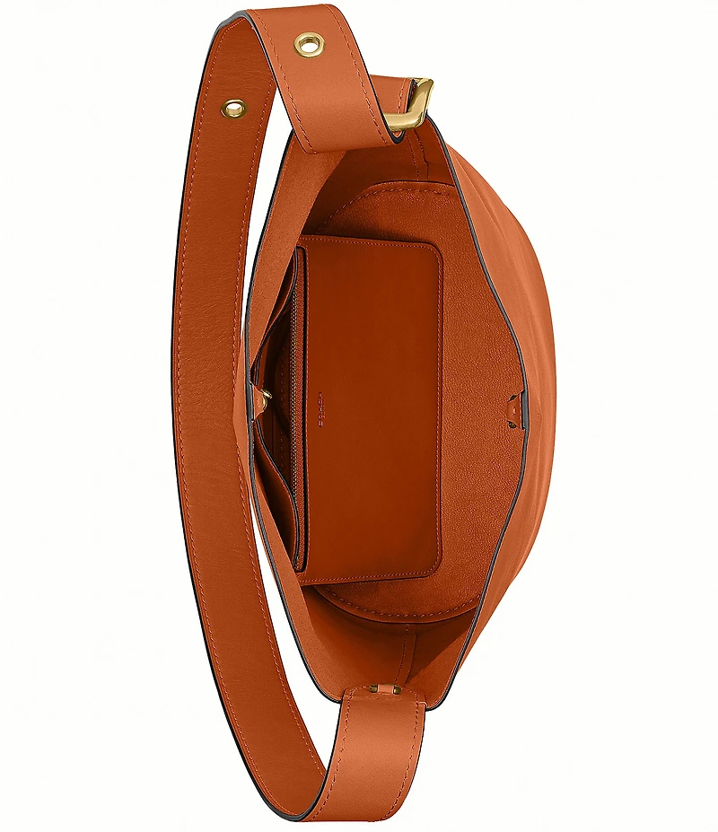 COACH Bleeker Leather Bucket Bag