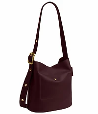 COACH Bleeker Leather Bucket Bag