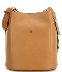 COACH Bleeker Leather Bucket Bag
