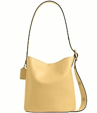 COACH Bleeker Leather Bucket Bag
