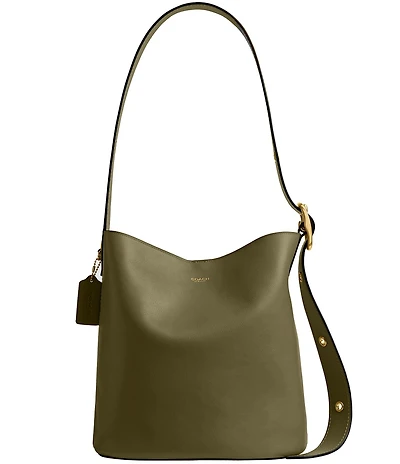 COACH Bleeker Leather Bucket Bag