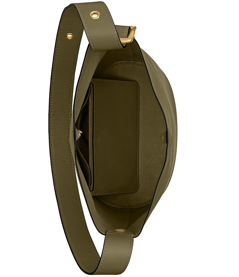 COACH Bleeker Leather Bucket Bag